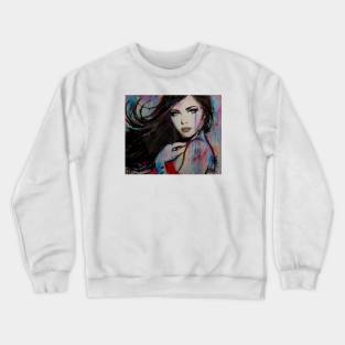 in waves Crewneck Sweatshirt